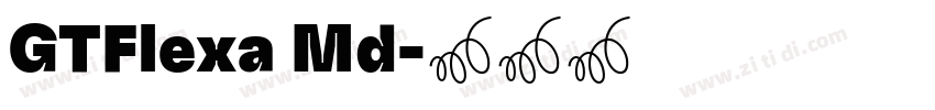 GTFlexa Md字体转换